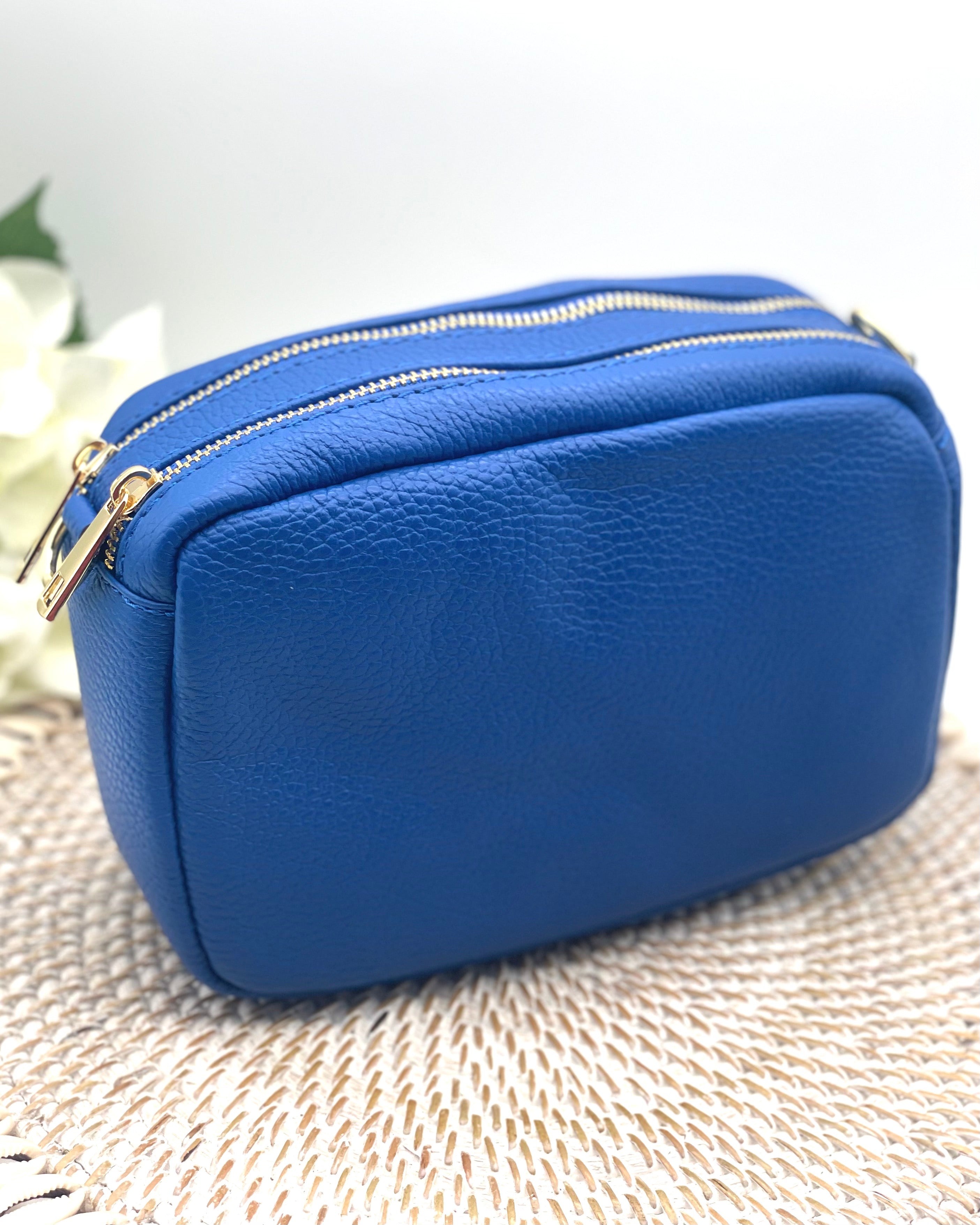Double Zipper Cross Body Bag