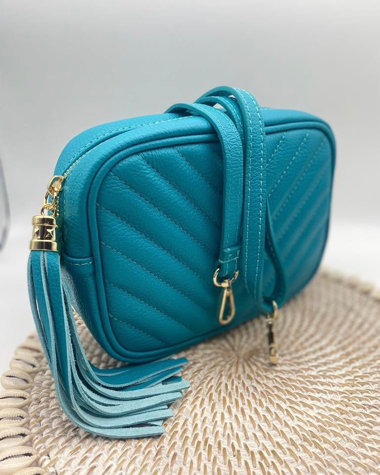 Quilted/Patterned Cross Body Bag