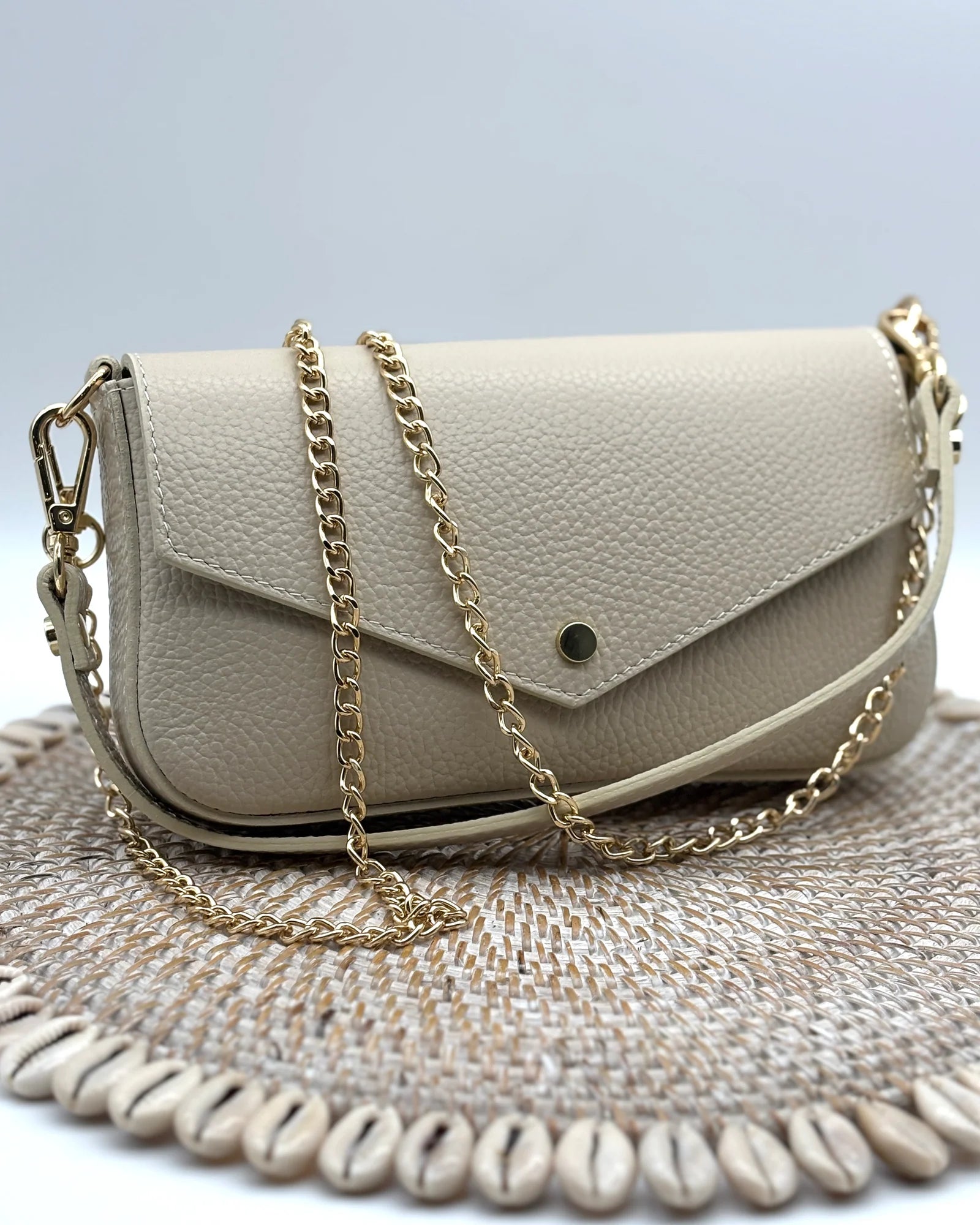 Ferrara Envelope Bag - Cream
