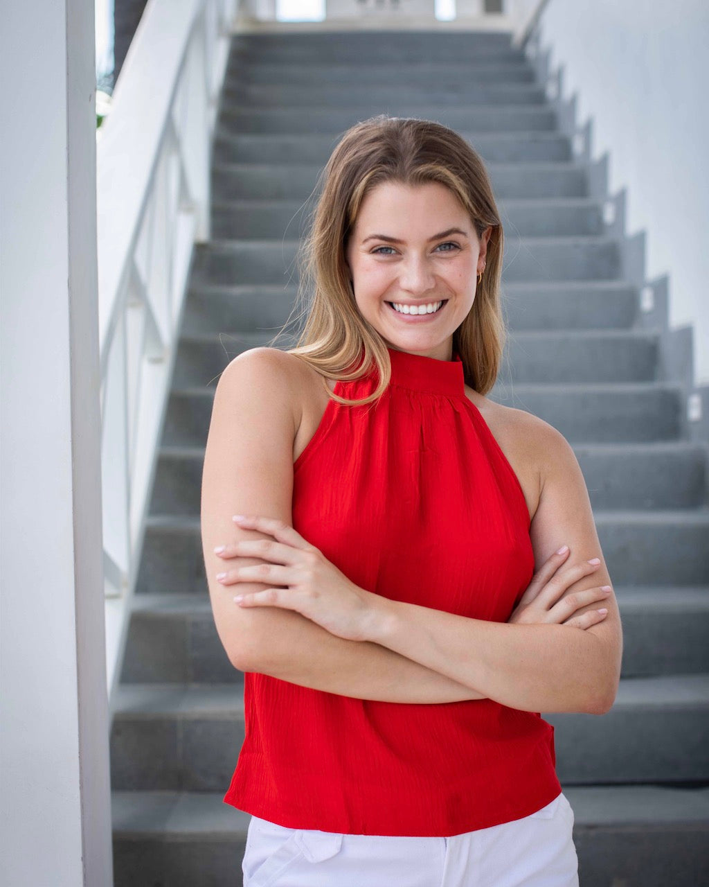 Lana - Poppy Red Crinkle