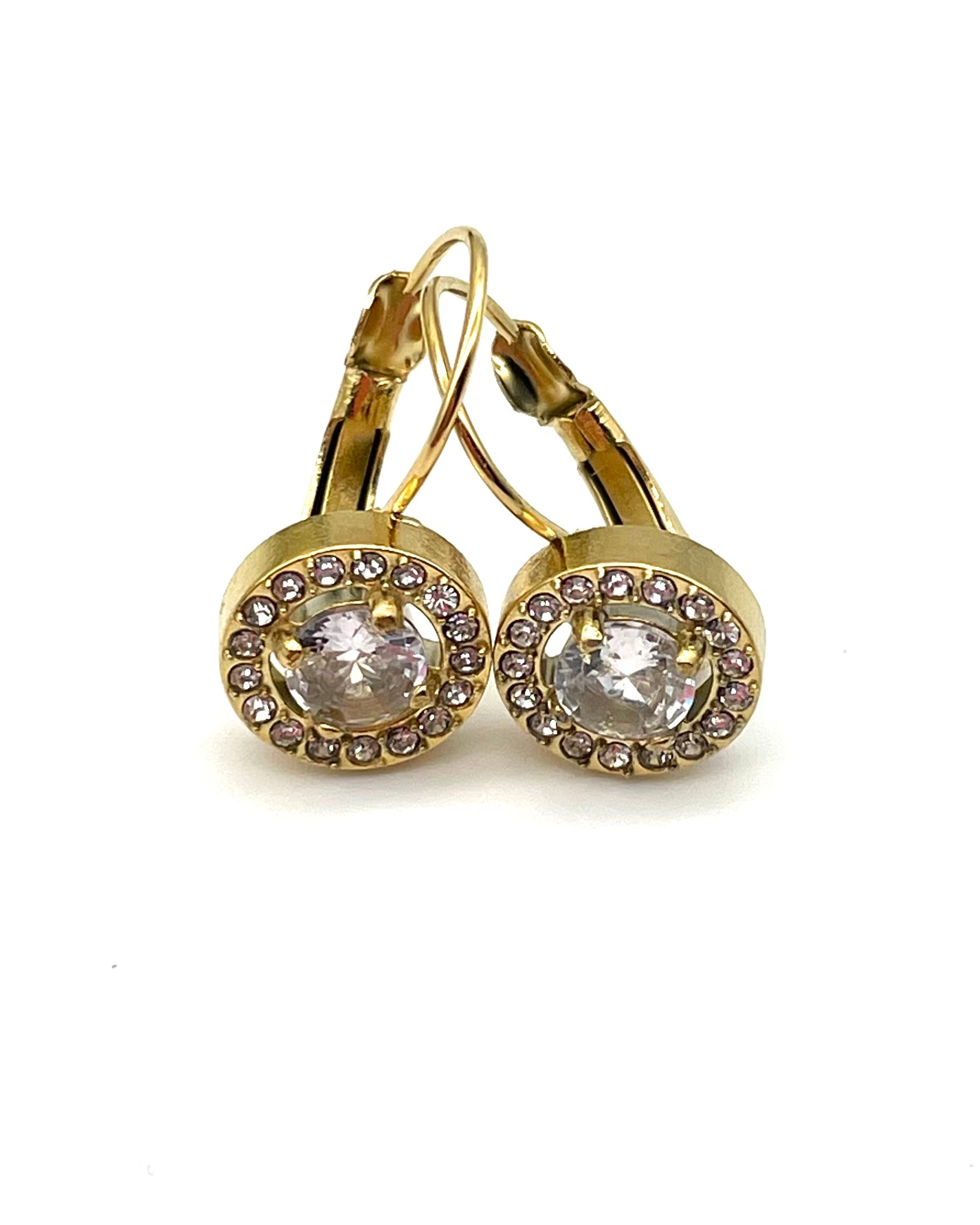 Luna - Diamante Drop Earrings