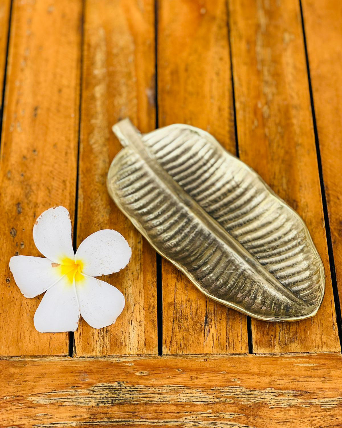 Brass Banana Leaf Plate