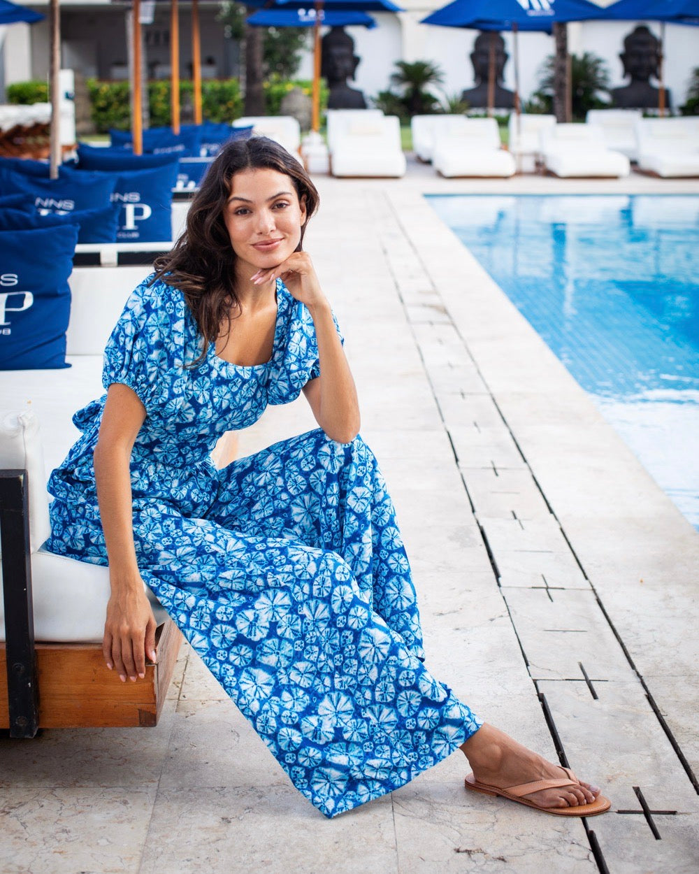 Sasha Jumpsuit - Blue Urchin