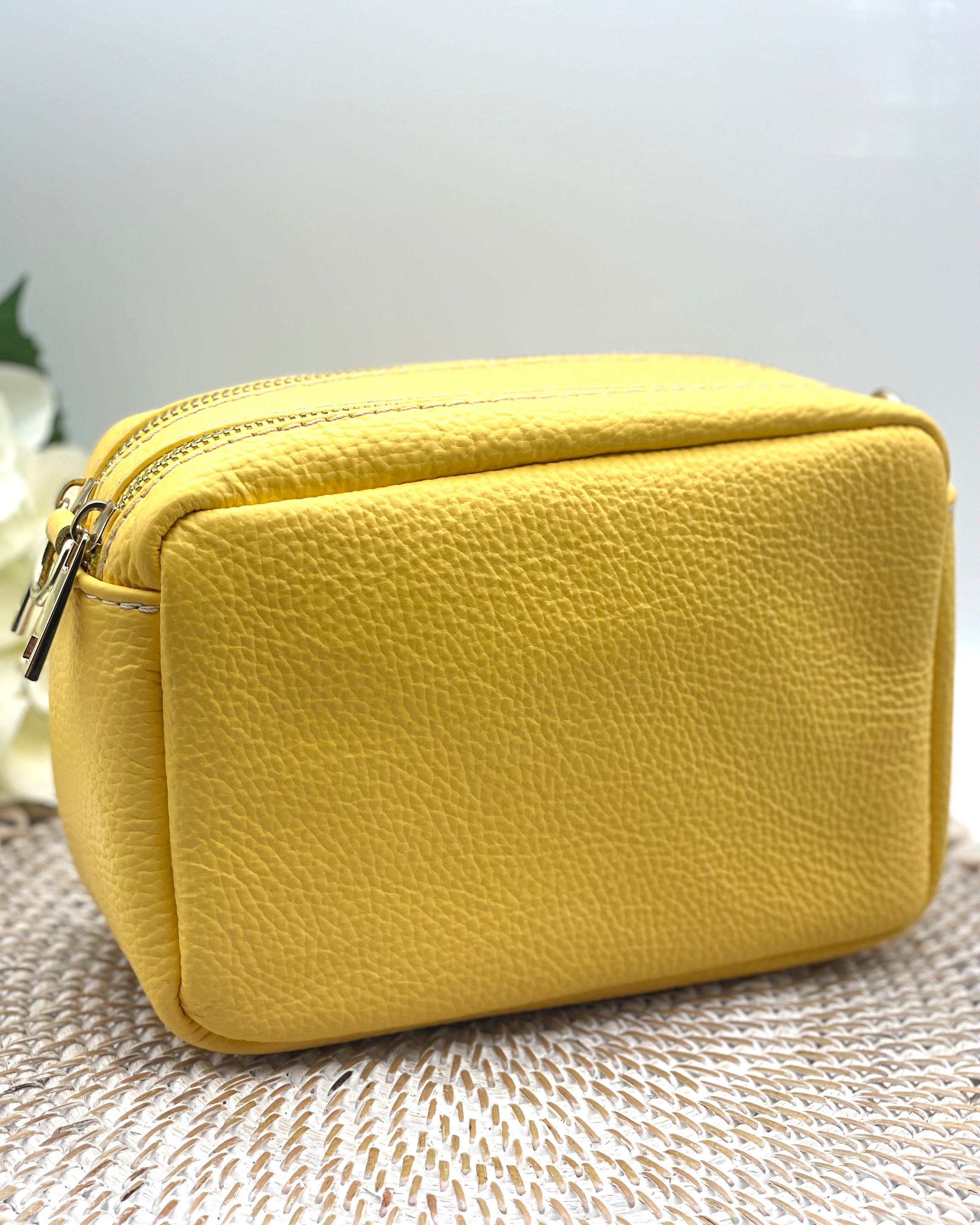 Double Zipper Cross Body Bag