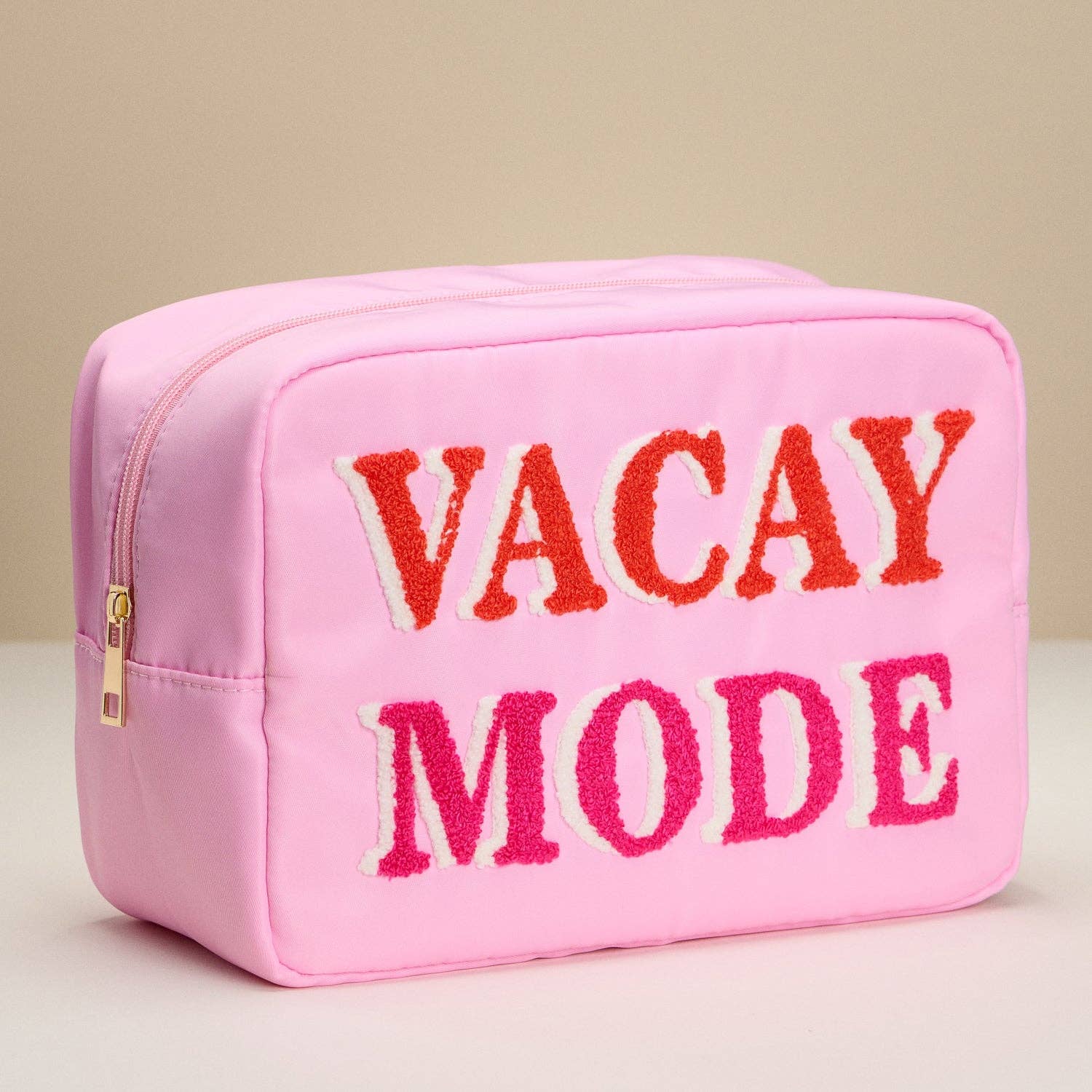 Vacay Mode Slogan Travel Pouch
