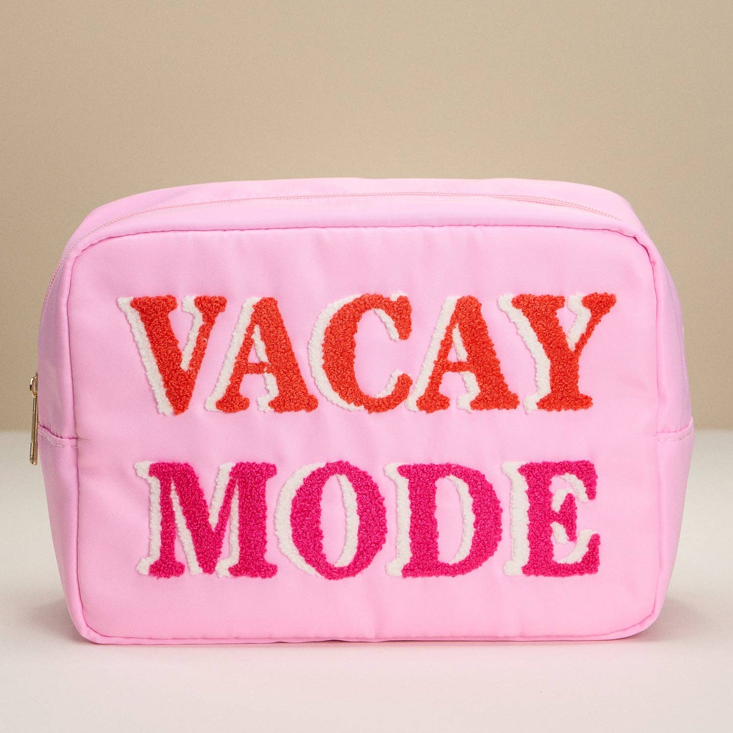 Vacay Mode Slogan Travel Pouch