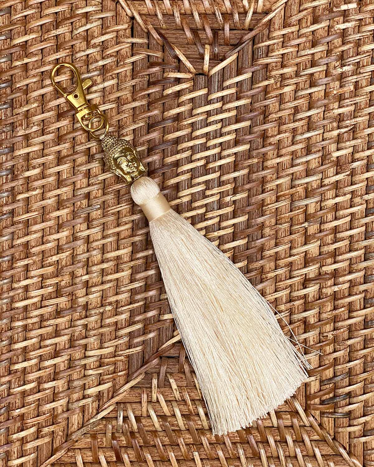 Buddha Tassel Keyring