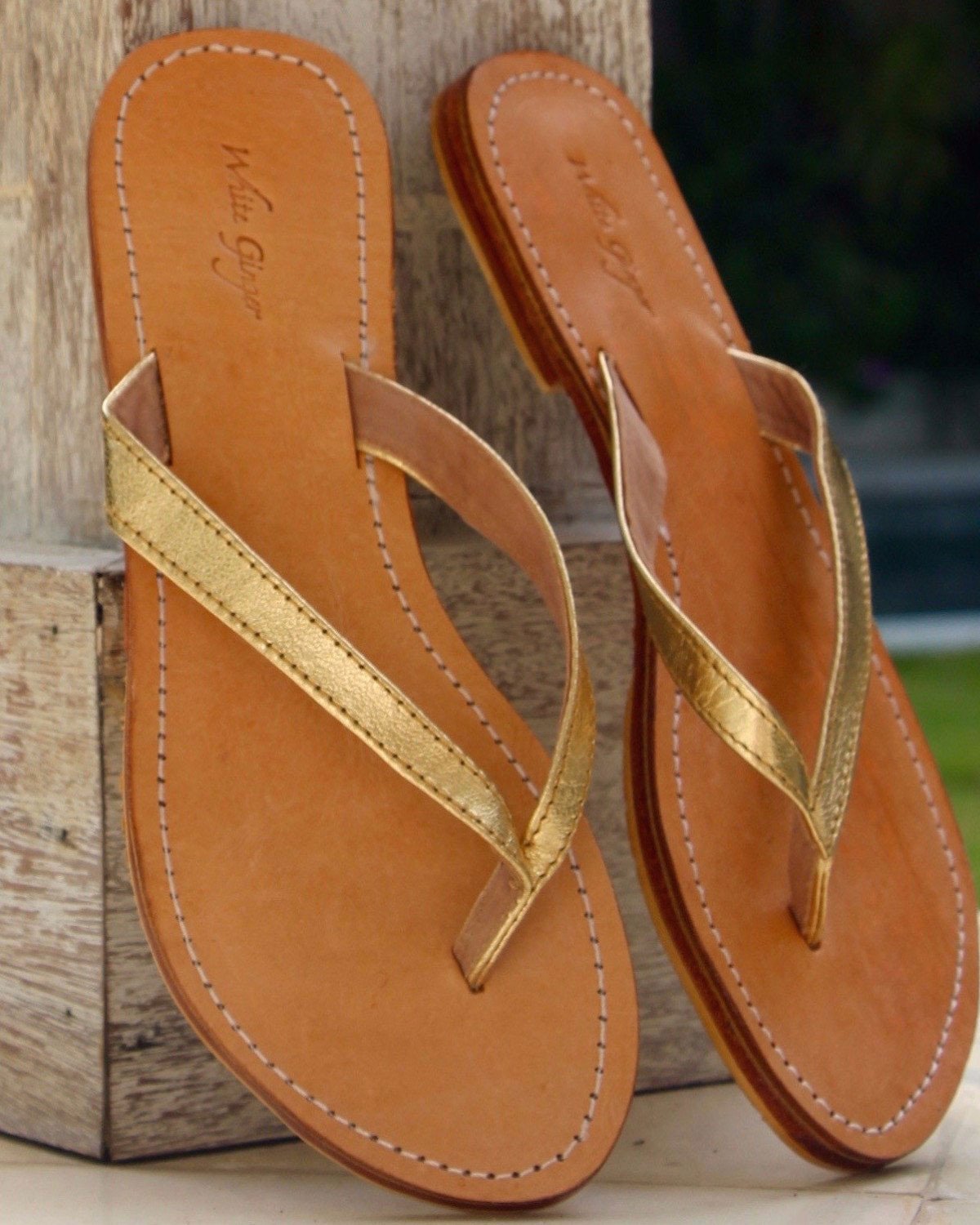 Leather Flip Flops
