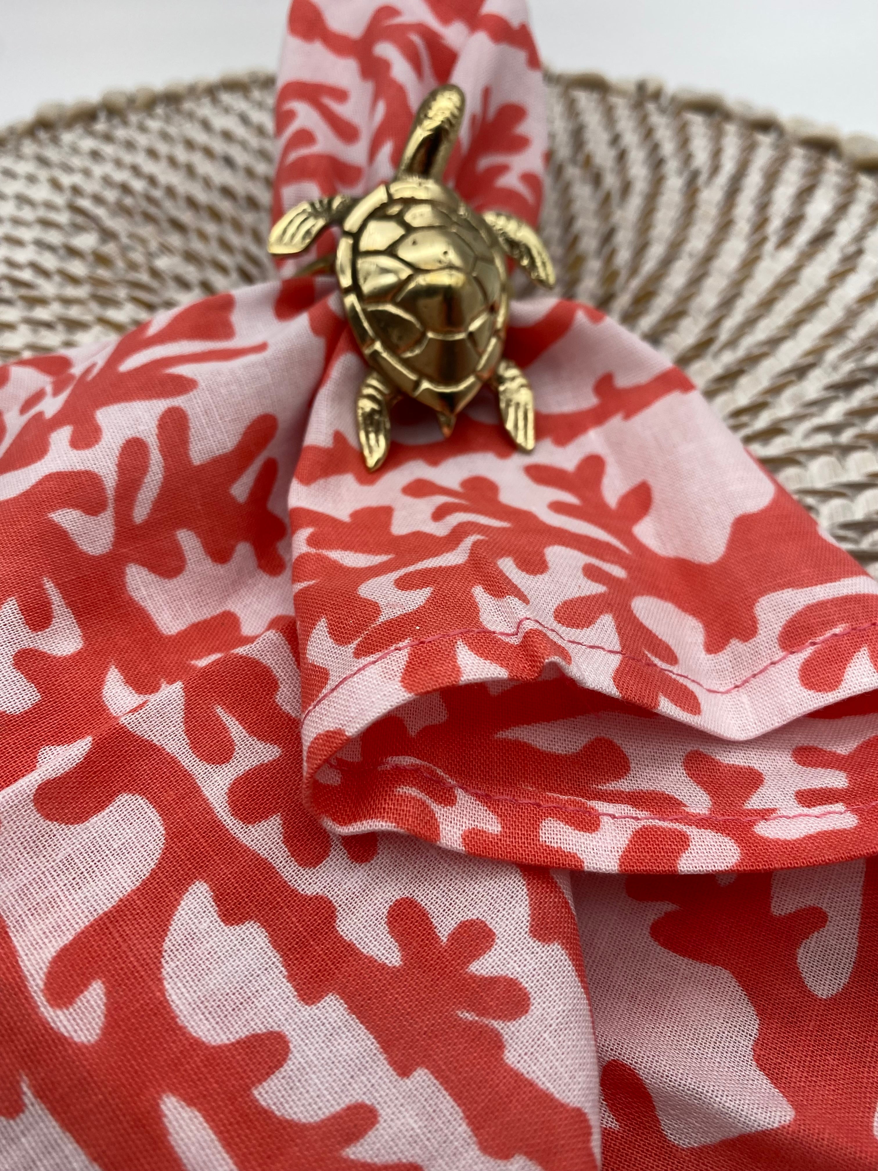 Turtle Napkin Ring - Set of 2