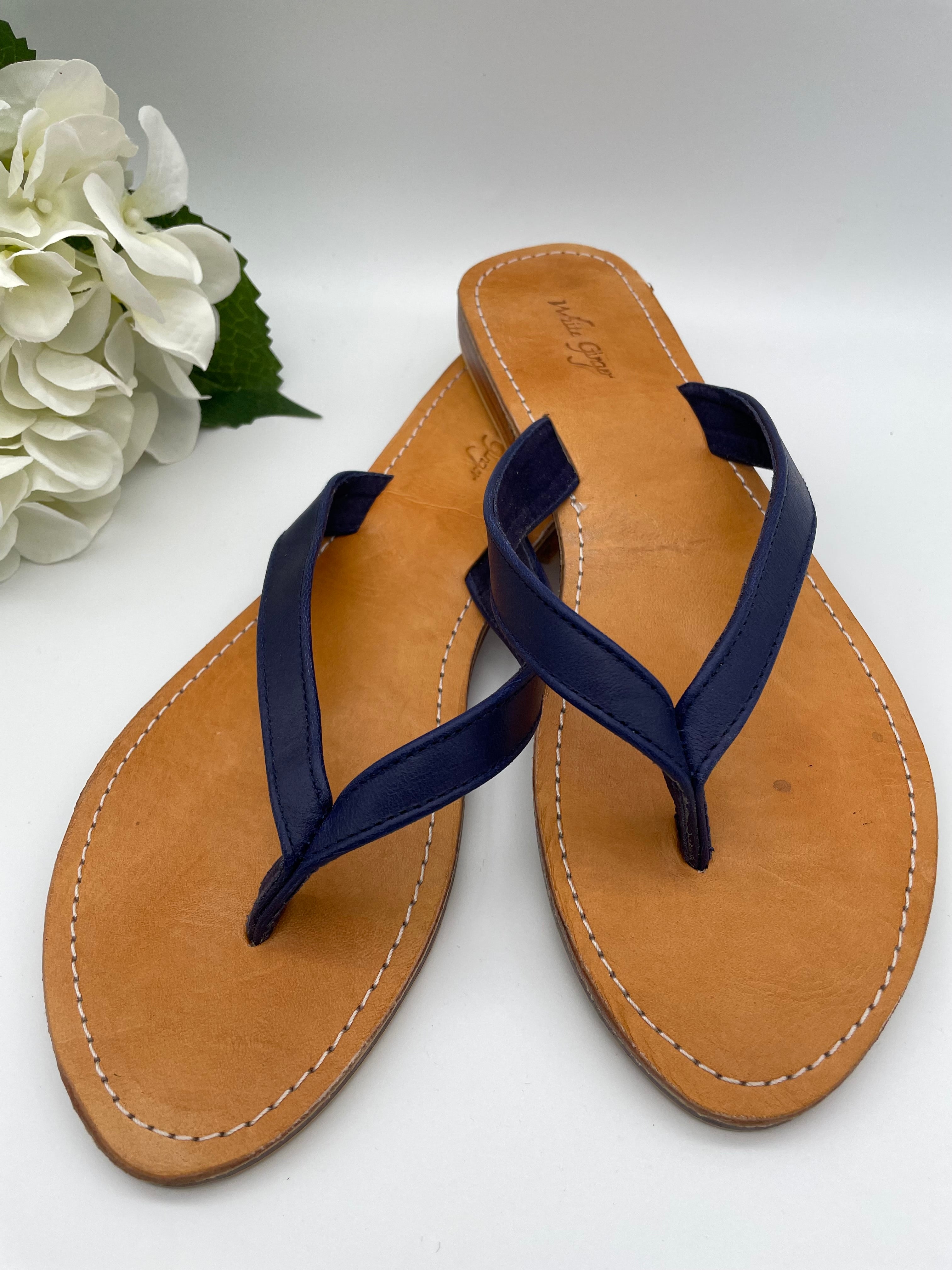 Leather Flip Flops