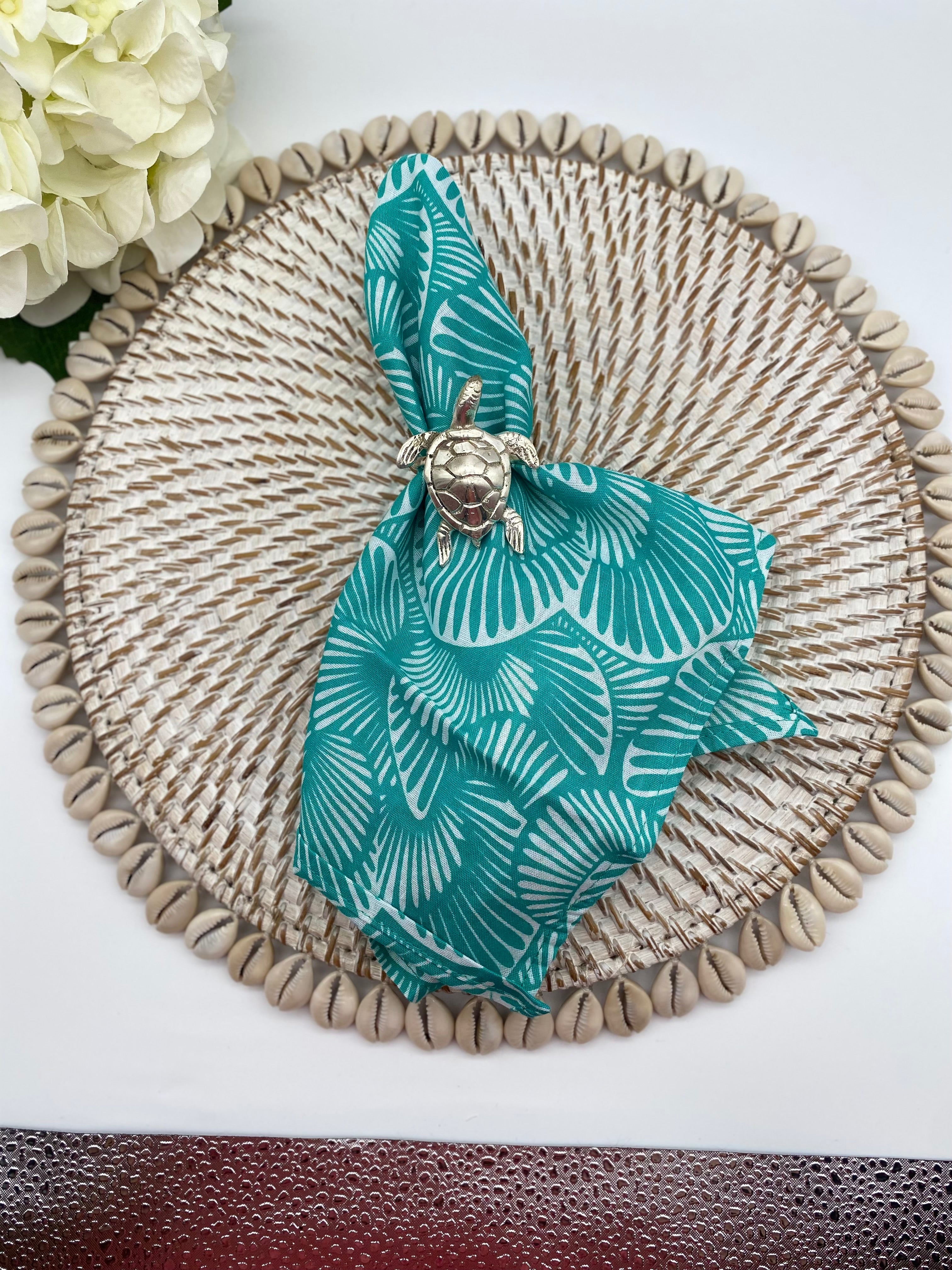 Turtle Napkin Ring - Set of 2