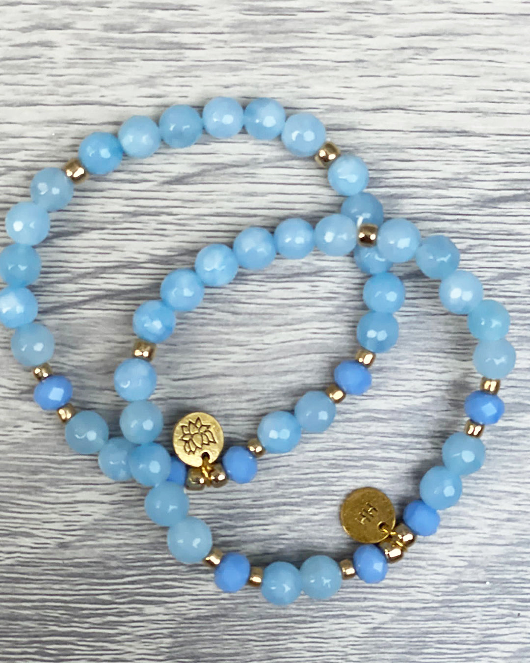 Agate Stone Bead Bracelet