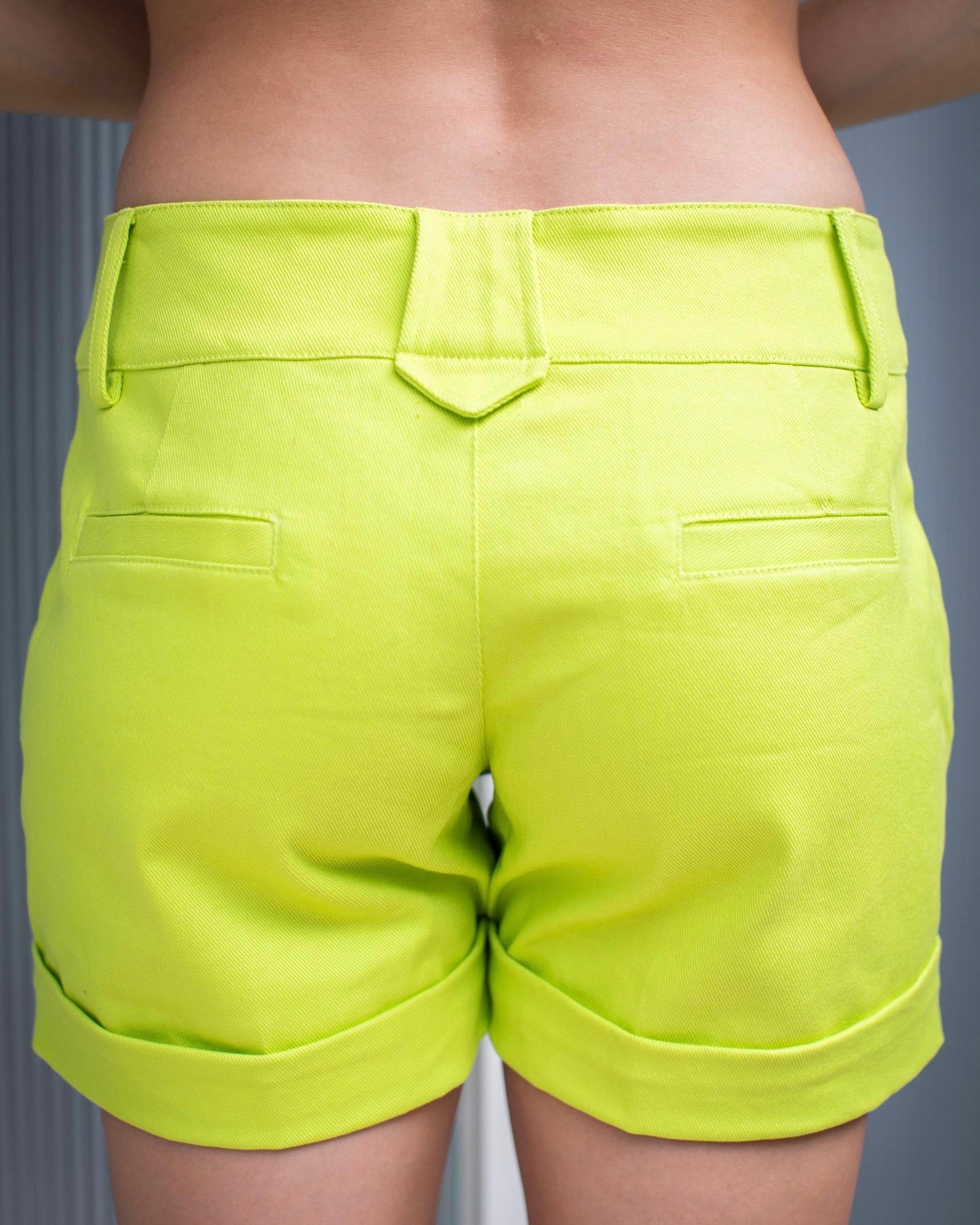 Daisy Shorts - Lime Punch