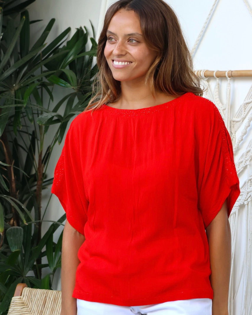 Clemmie Top - Red