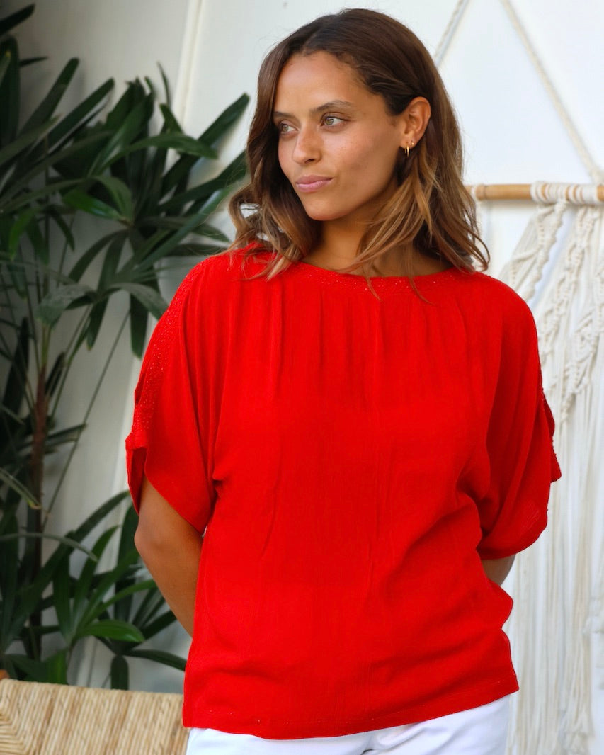 Clemmie Top - Red