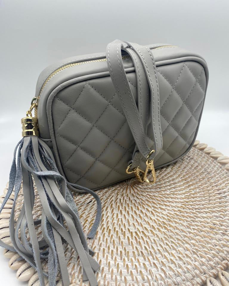 Quilted/Patterned Cross Body Bag