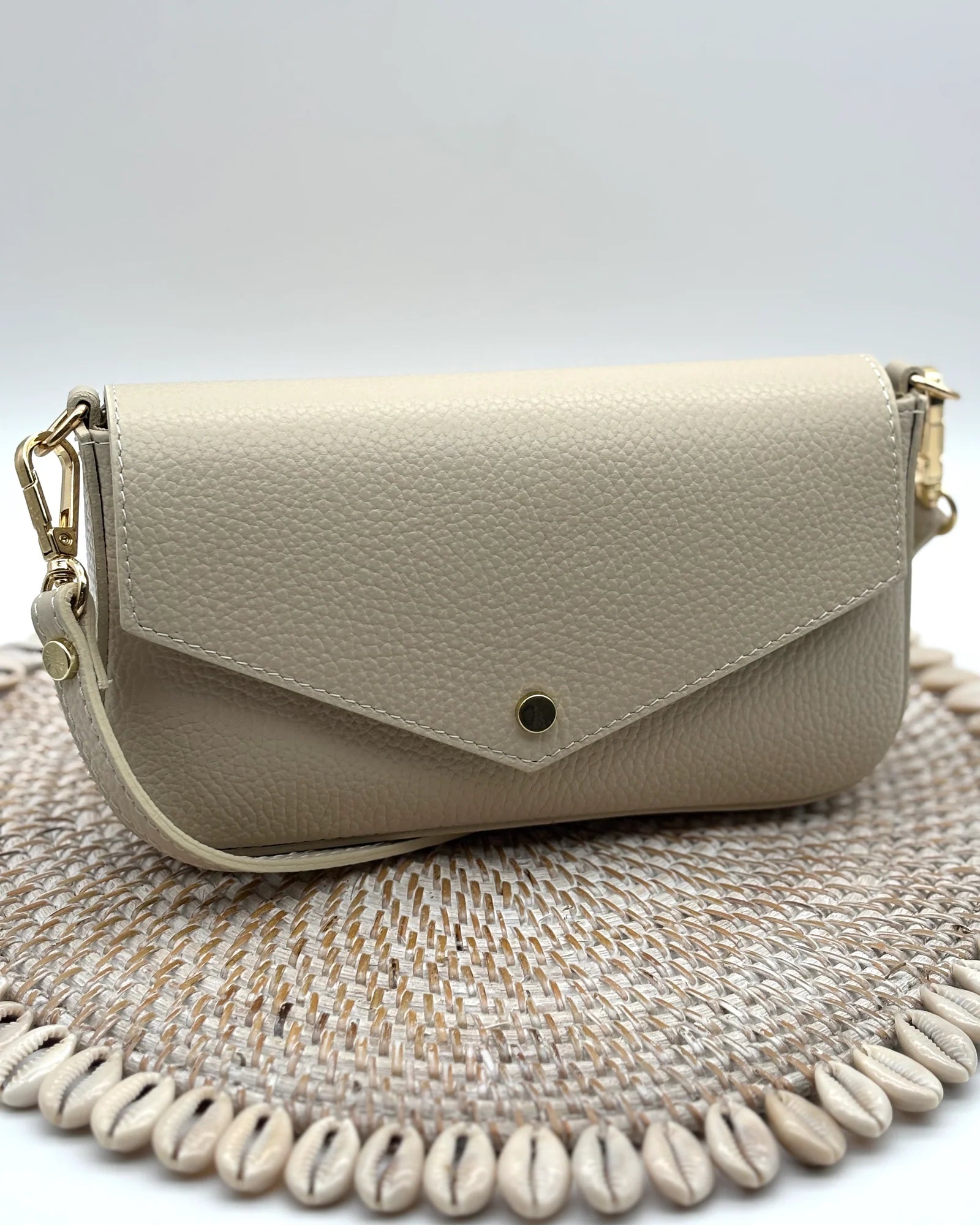 Ferrara Envelope Bag - Cream
