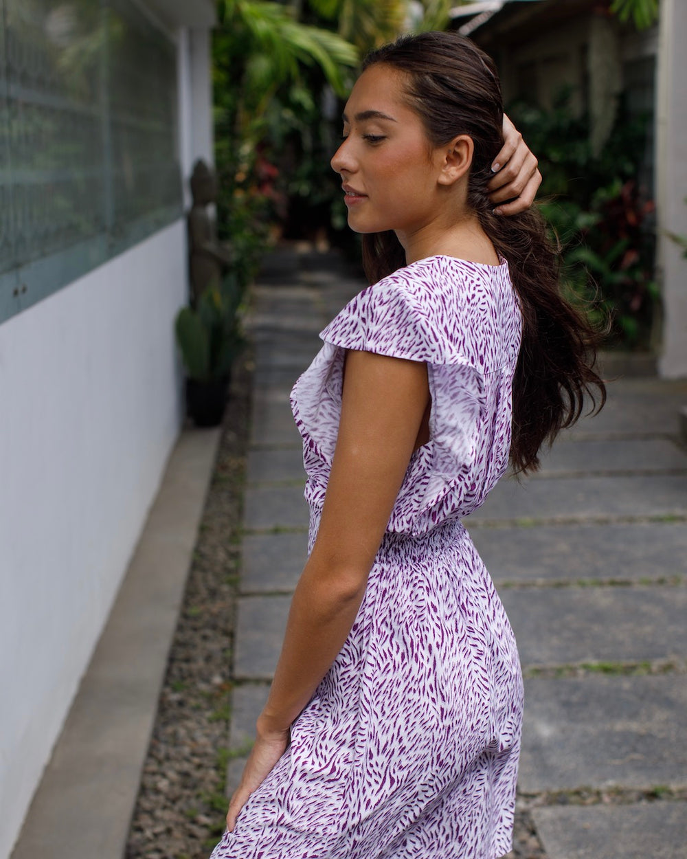 Julia Short - Small Lavender Tiger