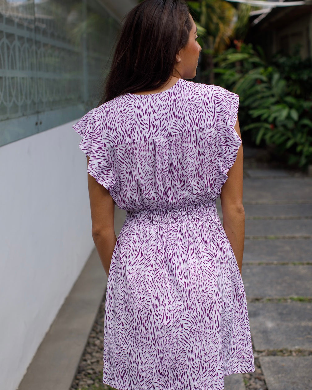 Julia Short - Small Lavender Tiger