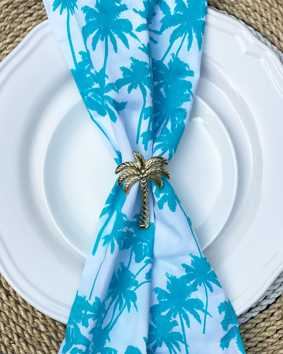 Palm Tree Napkin Ring (Set of 2)