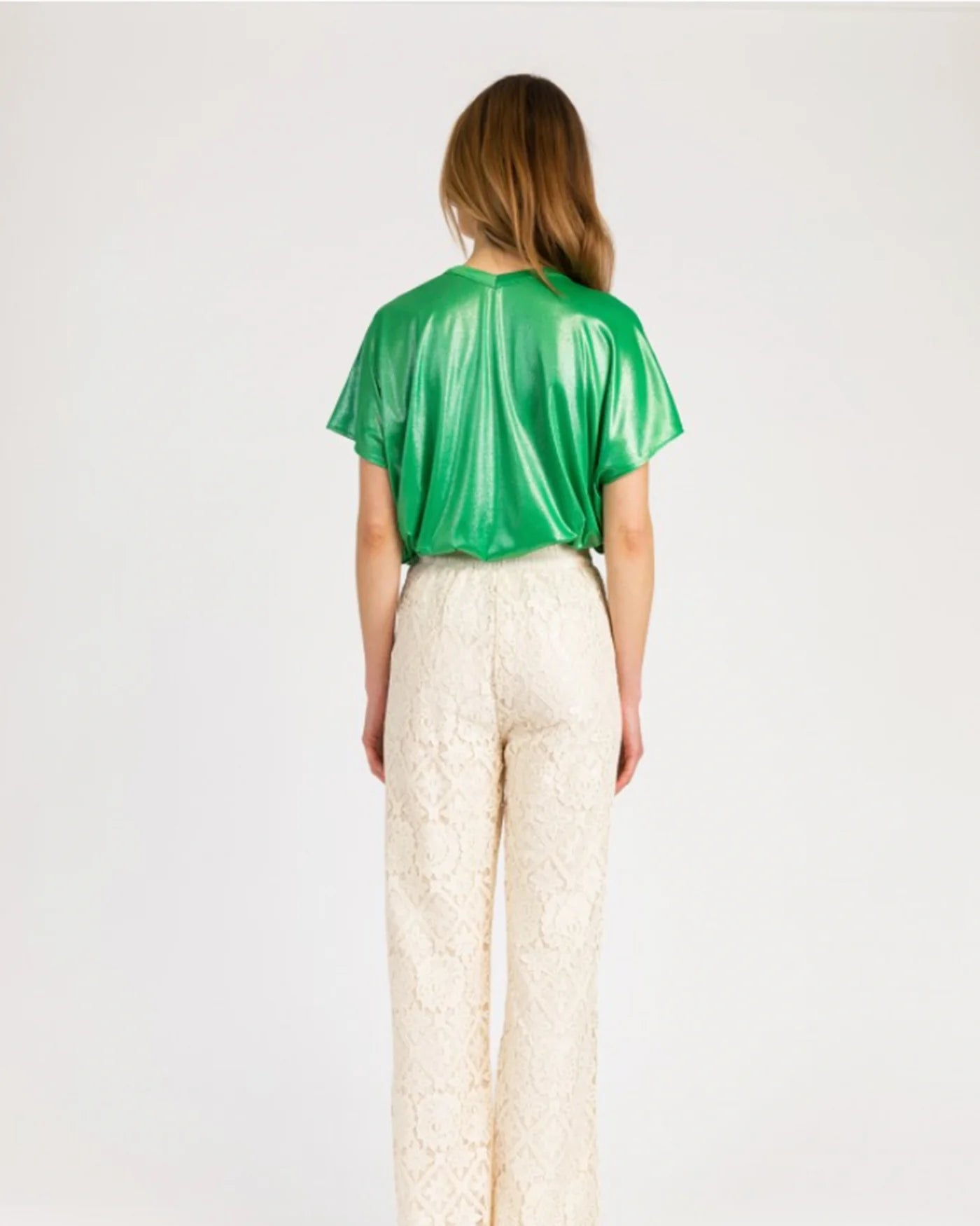 Agnes Iridescent T-shirt - Green