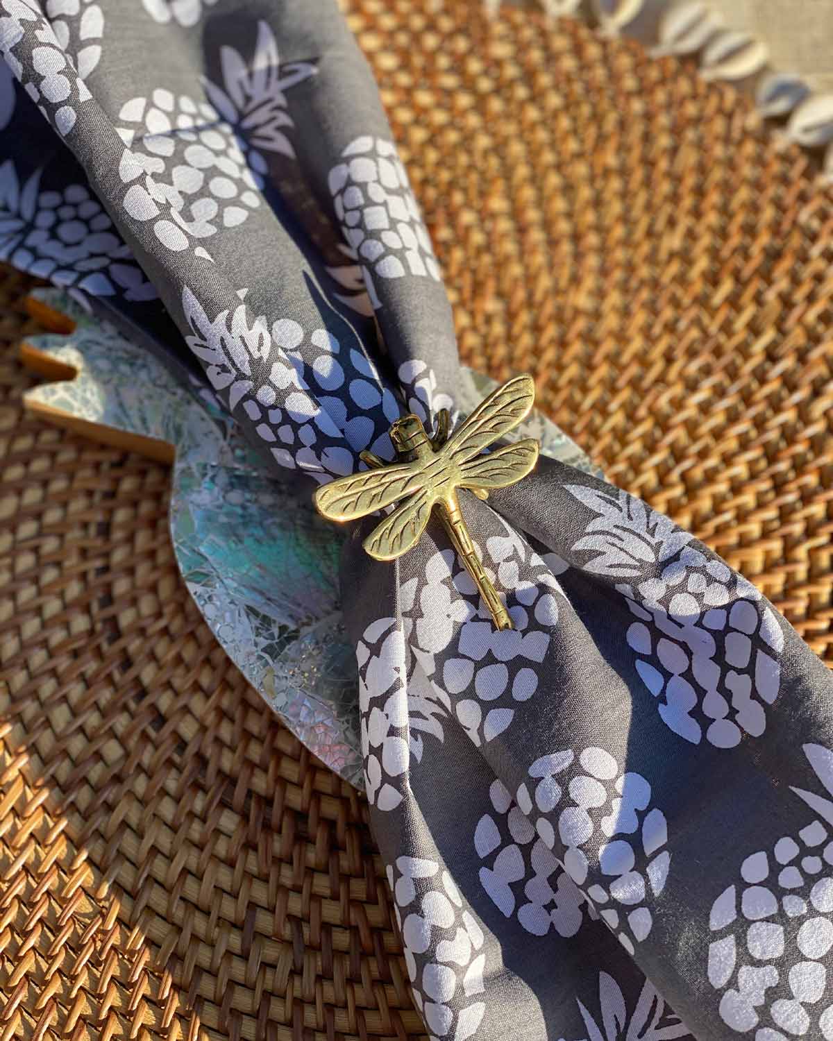 Dragonfly Napkin Ring - Set of 2