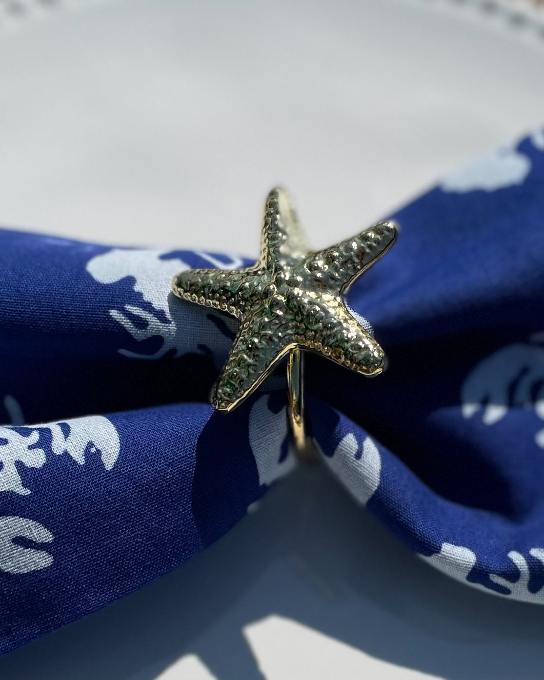 Starfish Napkin Ring (Set of 2)