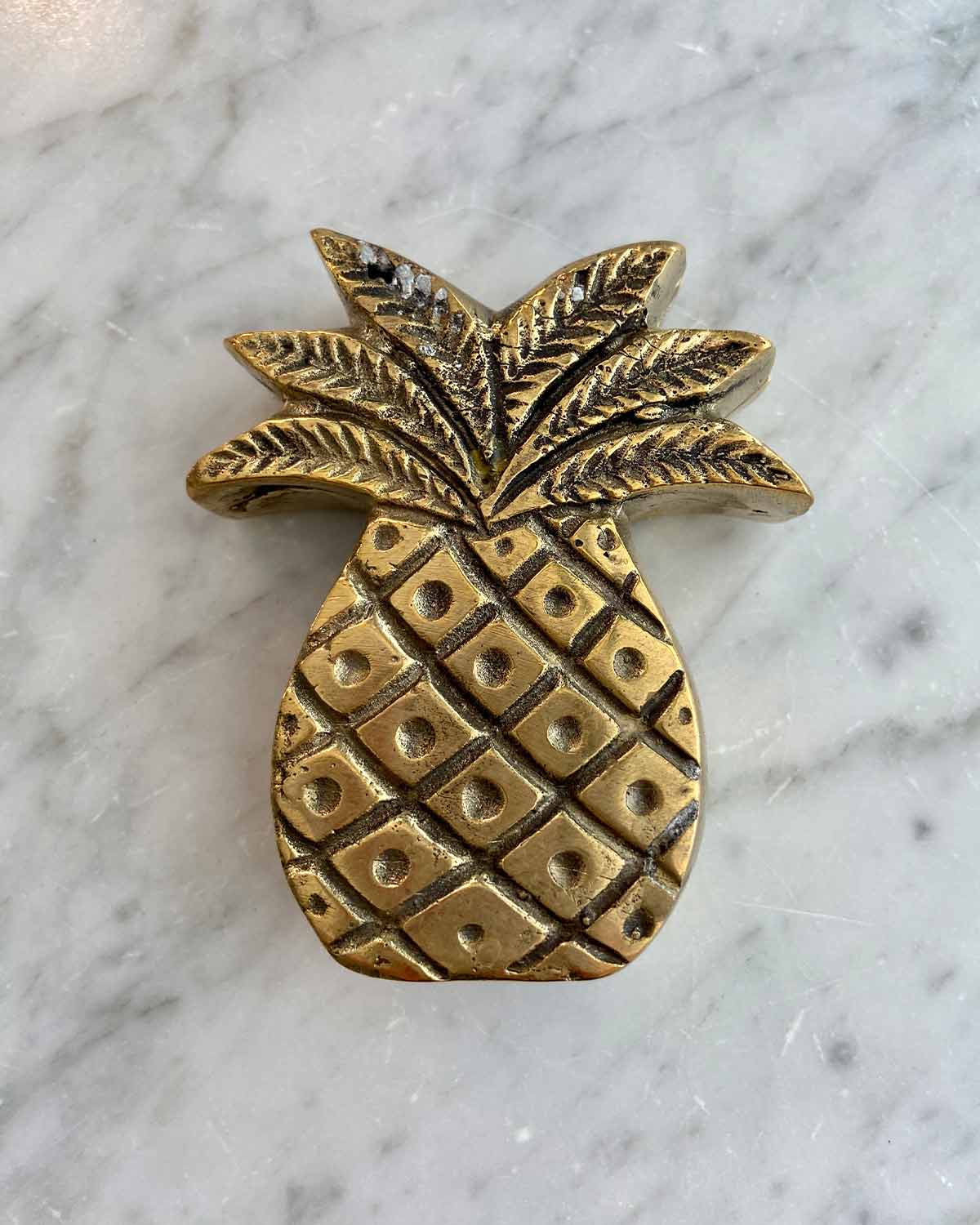 Brass Pineapple Namecard Holder